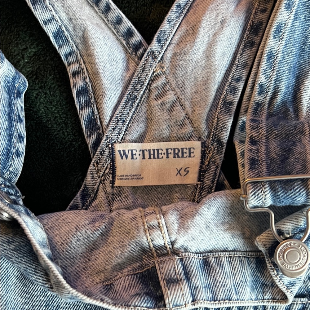 We The Free Ziggy Light Blue Denim Overalls - Picture 2 of 2